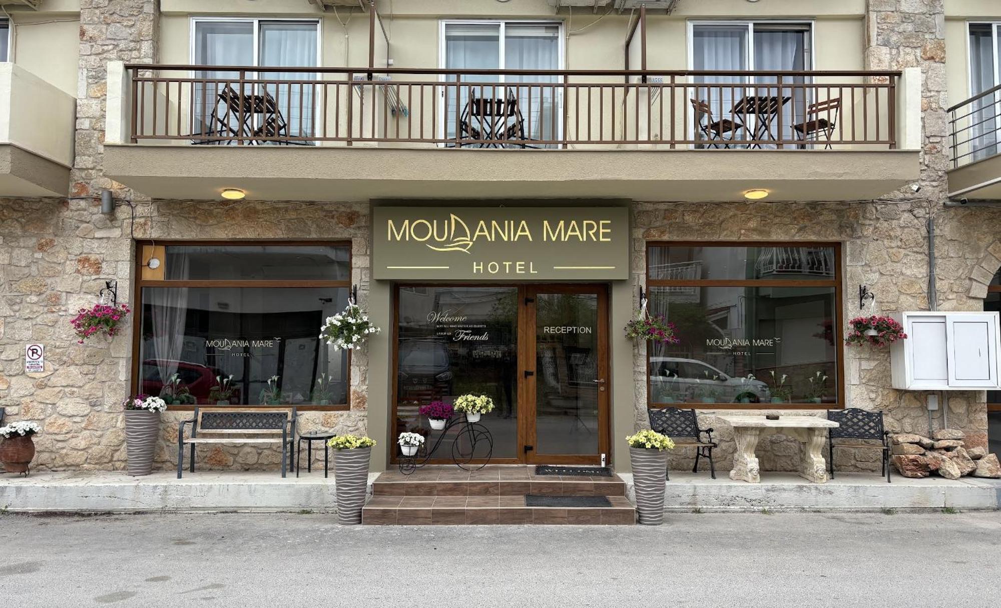 Moudania Mare Hotel Nea Moudhania Exteriör bild